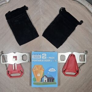 Portable Door Lock 2-Pack, Travel‎ Door Lock 2 Pack, Hotel Door Lock 2 Pack